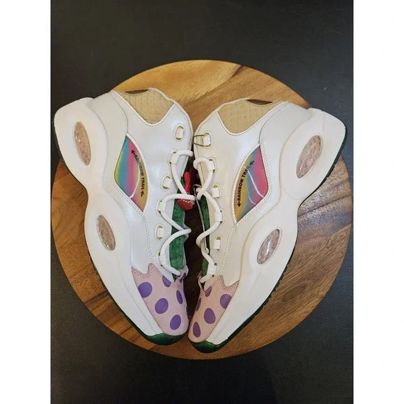 Reebok Question Mid Candyland Iverson GZ8826 • Men’s 14 • 2021 • Token Verified - Picture 14 of 16